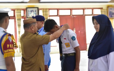 KEPALA SMAS TERPADU WIRA  BHAKTI  RESMI MEMBUKA MPLS 110 CALON TARUNA-TARUNI SMAS TERPADU WIRA BHAKTI GORONTALO